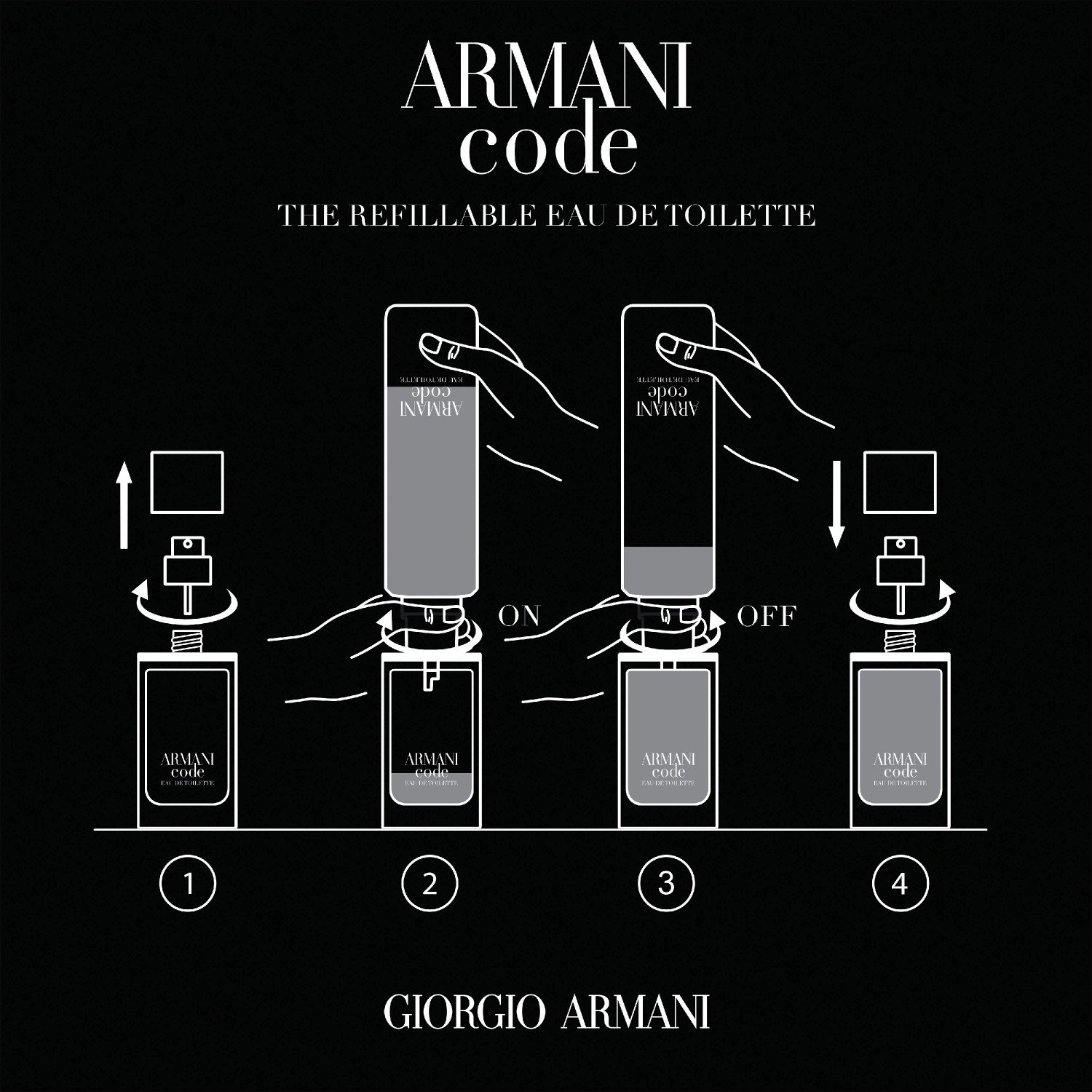 Armani Code Homme Eau de Toilette Refill