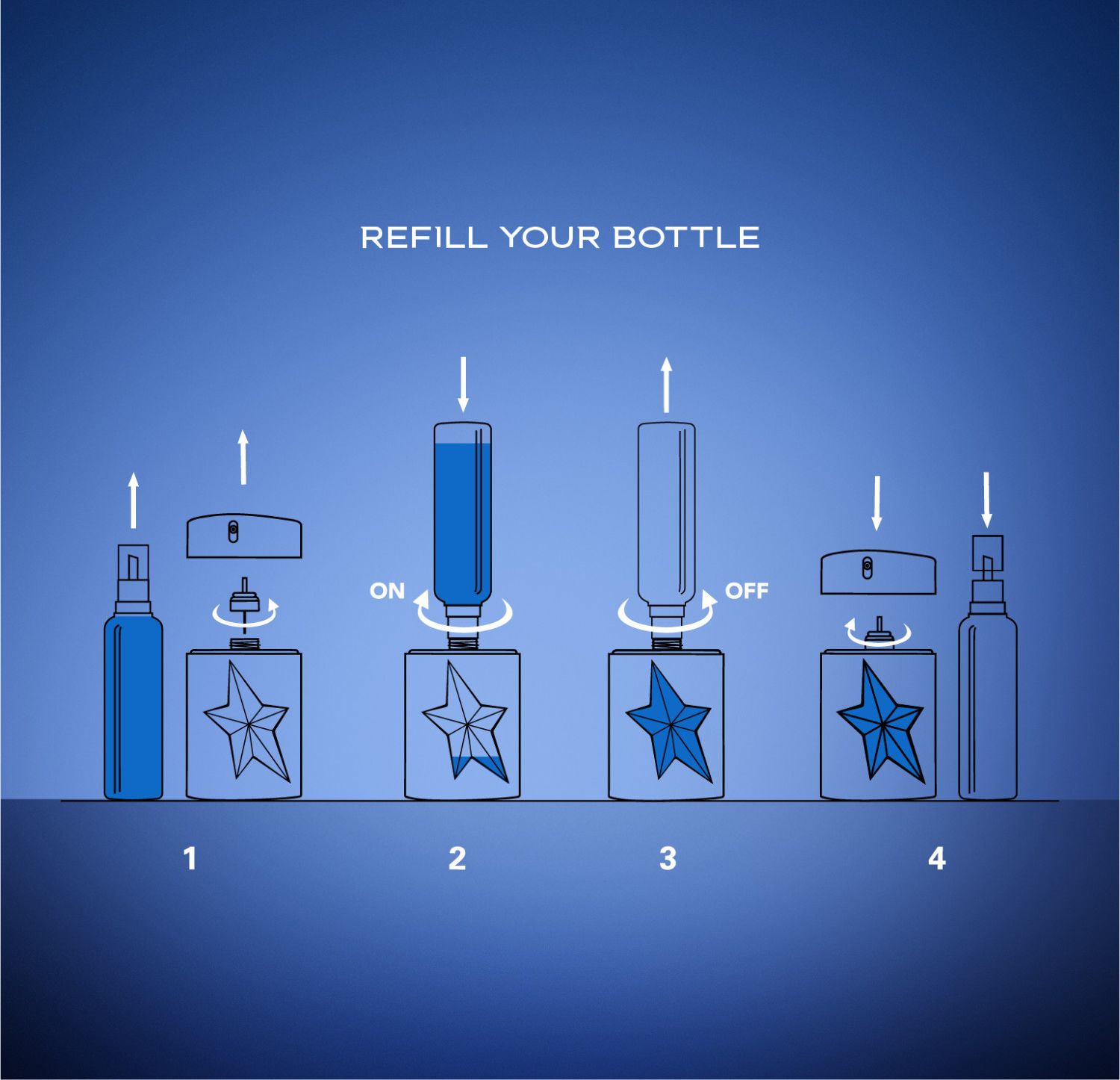 A*Men Eau de Toilette Refill Flakon