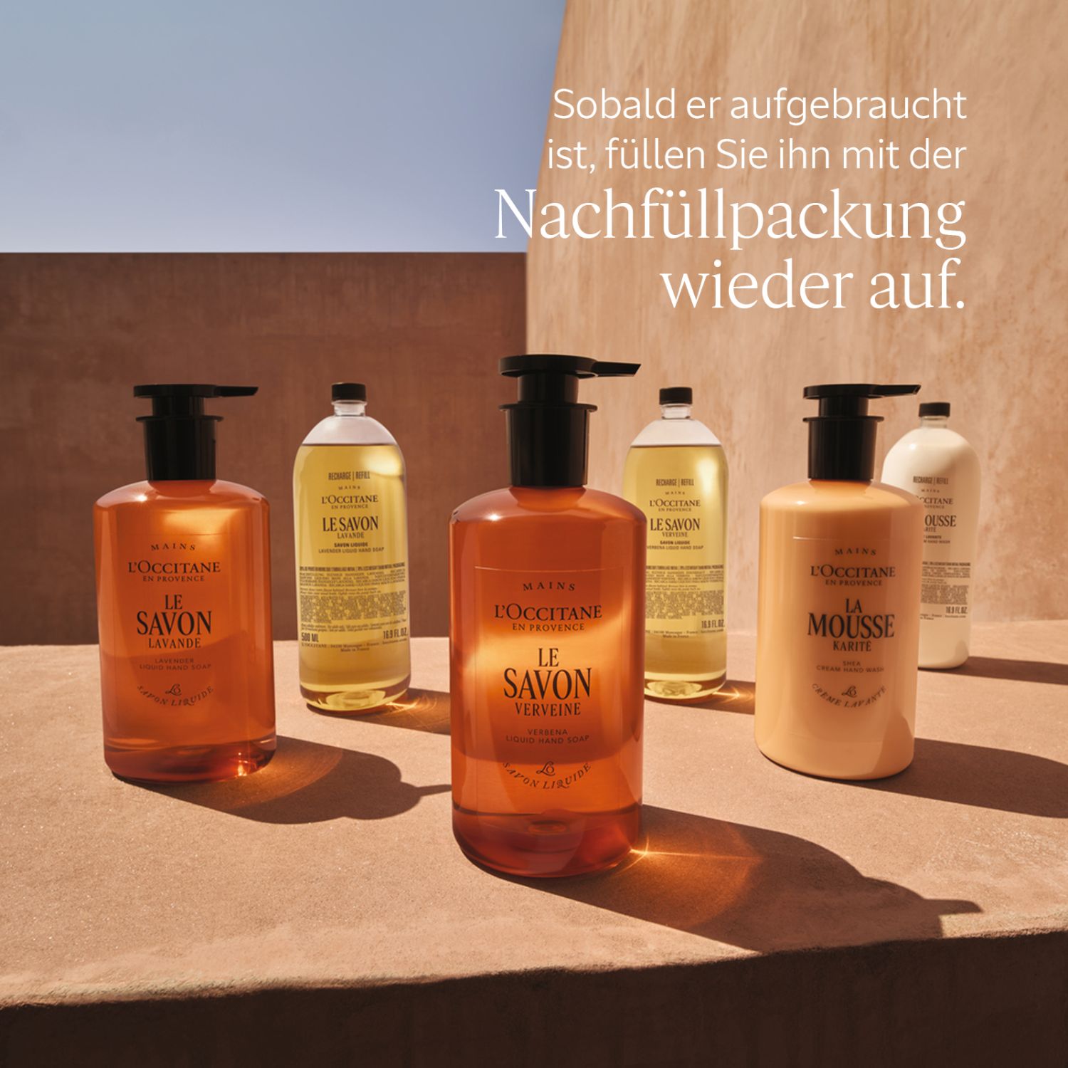 Lavendel Flüssigseife Nachfüllpackung